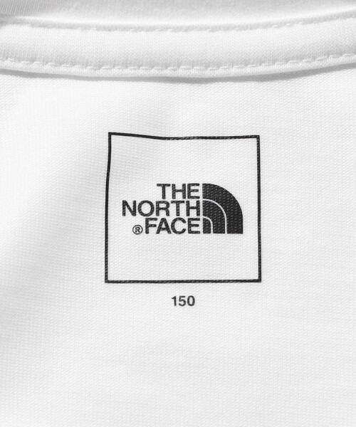 FREAK'S STORE(フリークスストア)の「【限定展開】THE NORTH FACE/ザノースフェイス KIDS S/S Colored Square Logo Tee/キッズ ショートスリーブスモールスクエアロゴティー/NTJ32361(Tシャツ/カットソー・キッズ・ブルー/オリーブ/ピンク・150/120/130/140)」の10枚目の写真