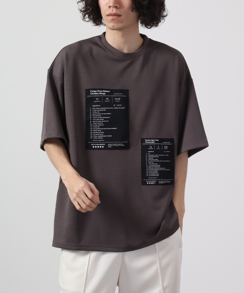 MMMM(エムエムエムエム)の「ルーズシルエットポンチ半袖Tシャツ(Tシャツ/カットソー・メンズ・チャコールグレー/ブラック/チャコール/ブラック系/ホワイト系/ホワイト・M/L)」の6枚目の写真
