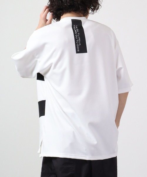 MMMM(エムエムエムエム)の「ルーズシルエットポンチ半袖Tシャツ(Tシャツ/カットソー・メンズ・チャコールグレー/ブラック/チャコール/ブラック系/ホワイト系/ホワイト・M/L)」の11枚目の写真