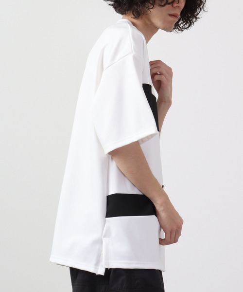 MMMM(エムエムエムエム)の「ルーズシルエットポンチ半袖Tシャツ(Tシャツ/カットソー・メンズ・チャコールグレー/ブラック/チャコール/ブラック系/ホワイト系/ホワイト・M/L)」の10枚目の写真