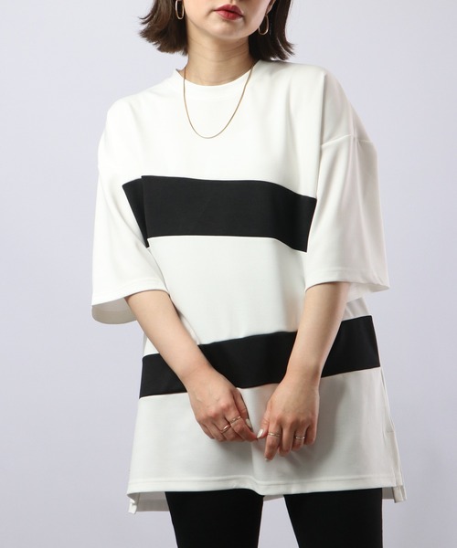 MMMM(エムエムエムエム)の「ルーズシルエットポンチ半袖Tシャツ(Tシャツ/カットソー・メンズ・チャコールグレー/ブラック/チャコール/ブラック系/ホワイト系/ホワイト・M/L)」の14枚目の写真