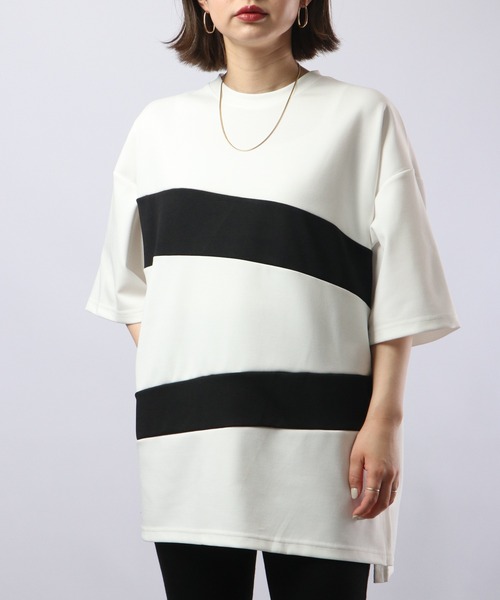 MMMM(エムエムエムエム)の「ルーズシルエットポンチ半袖Tシャツ(Tシャツ/カットソー・メンズ・チャコールグレー/ブラック/チャコール/ブラック系/ホワイト系/ホワイト・M/L)」の13枚目の写真