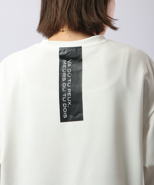 MMMM(エムエムエムエム)の「ルーズシルエットポンチ半袖Tシャツ(Tシャツ/カットソー・メンズ・チャコールグレー/ブラック/チャコール/ブラック系/ホワイト系/ホワイト・M/L)」の20枚目の写真