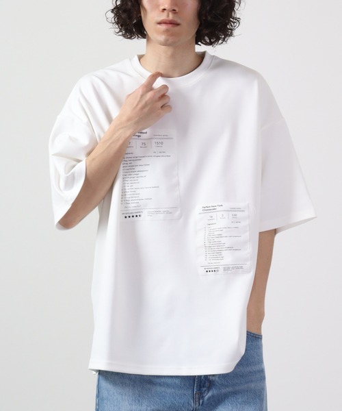 MMMM(エムエムエムエム)の「ルーズシルエットポンチ半袖Tシャツ(Tシャツ/カットソー・メンズ・チャコールグレー/ブラック/チャコール/ブラック系/ホワイト系/ホワイト・M/L)」の22枚目の写真