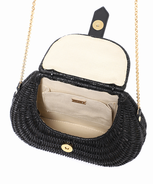 Larone(ラロネ)の「【LARONE/ラロネ】カゴバッグ(ショルダーバッグ・レディース・ブラック・FREE)」の9枚目の写真