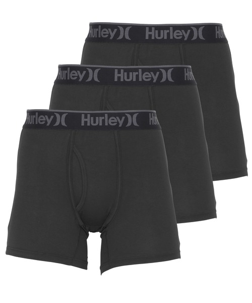 【セール】Hurley ハーレー 【3枚セット】SUPERSOFT BOXER メンズ ボクサーパンツ（ボクサーパンツ）｜Hurley （ハーレー）