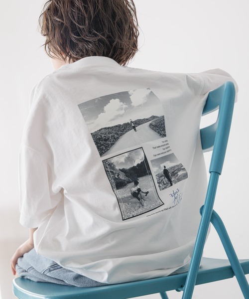 GLOBAL WORK（グローバルワーク）の「KIDS B HAPPY＊コラボプリントT半袖/961210（Tシャツ/カットソー・キッズ・ホワイト/ブラック/ホワイト系その他/ブラック系その他/ホワイト系その他2/ホワイト系その他3/ブラック系その他2・120cm/130cm/140cm/150cm/160cm）」の3枚目の写真