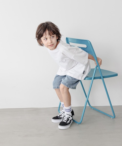 GLOBAL WORK（グローバルワーク）の「KIDS B HAPPY＊コラボプリントT半袖/961210（Tシャツ/カットソー・キッズ・ホワイト/ブラック/ホワイト系その他/ブラック系その他/ホワイト系その他2/ホワイト系その他3/ブラック系その他2・120cm/130cm/140cm/150cm/160cm）」の8枚目の写真