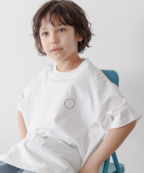GLOBAL WORK（グローバルワーク）の「KIDS B HAPPY＊コラボプリントT半袖/961210（Tシャツ/カットソー・キッズ・ホワイト/ブラック/ホワイト系その他/ブラック系その他/ホワイト系その他2/ホワイト系その他3/ブラック系その他2・120cm/130cm/140cm/150cm/160cm）」の21枚目の写真