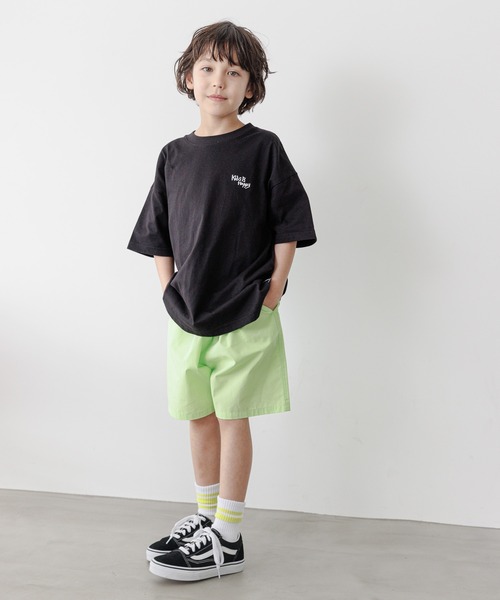 GLOBAL WORK（グローバルワーク）の「KIDS B HAPPY＊コラボプリントT半袖/961210（Tシャツ/カットソー・キッズ・ホワイト/ブラック/ホワイト系その他/ブラック系その他/ホワイト系その他2/ホワイト系その他3/ブラック系その他2・120cm/130cm/140cm/150cm/160cm）」の10枚目の写真