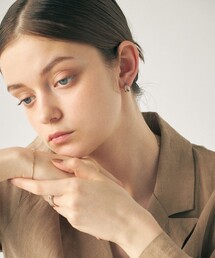 ete エテ　バイカラーダブルラインピアス　両耳ピアス　ゴールド系その他 バイカラー ダブルライン ピアス（ピアス（両耳用））｜ete（エテ）の