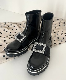 prose verse | パールビジュ厚底ショートブーツ(ブーツ)