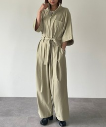 HANNE | スタンドカラージャンプスーツ(サロペット/オーバーオール)