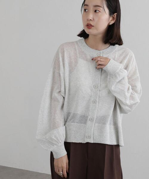coen（コーエン）の「サラコライトクロップドカーディガン（カーディガン/ボレロ・レディース・ライトグレー/ブラック/ブラウン・FREE）」の17枚目の写真