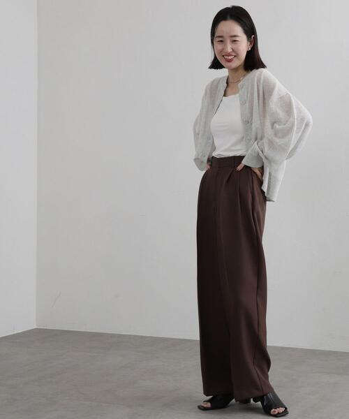 coen（コーエン）の「サラコライトクロップドカーディガン（カーディガン/ボレロ・レディース・ライトグレー/ブラック/ブラウン・FREE）」の19枚目の写真