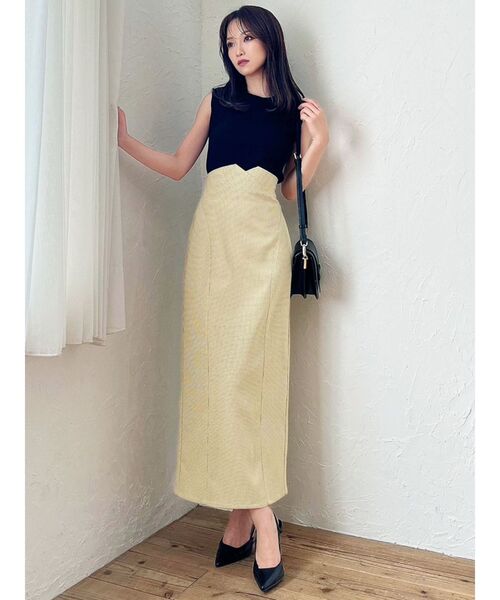 RESEXXY（リゼクシー）の「クロップドニットトップス（ニット/セーター・レディース・ブラウン/ブラック/アイボリー・FREE）」の17枚目の写真