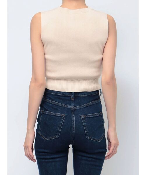 RESEXXY（リゼクシー）の「クロップドニットトップス（ニット/セーター・レディース・ブラウン/ブラック/アイボリー・FREE）」の22枚目の写真