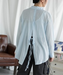 aimoha | シアー バックスリットシャツ (SS)(シャツ/ブラウス)