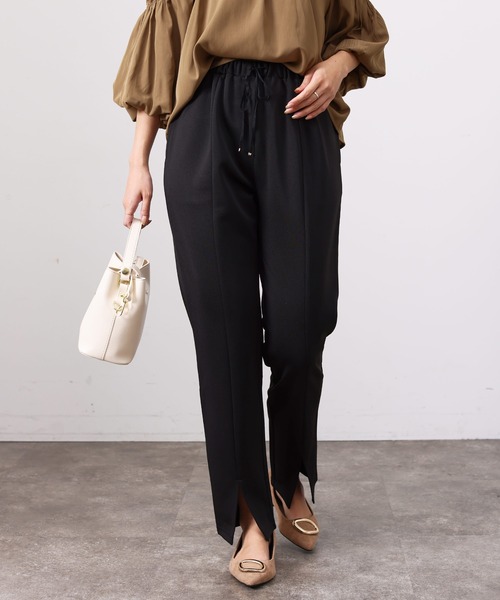 Chez toi(シェトワ)の「裾スリットカットパンツ(その他パンツ・レディース・アイボリー/モカ/ブラック・M/MT)」の6枚目の写真