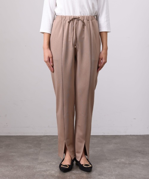 Chez toi(シェトワ)の「裾スリットカットパンツ(その他パンツ・レディース・アイボリー/モカ/ブラック・M/MT)」の9枚目の写真