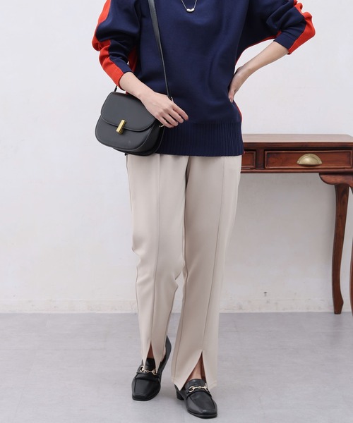 Chez toi(シェトワ)の「裾スリットカットパンツ(その他パンツ・レディース・アイボリー/モカ/ブラック・M/MT)」の19枚目の写真