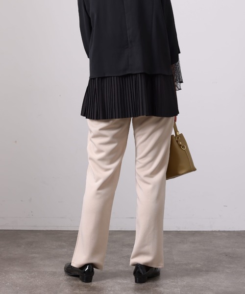 Chez toi(シェトワ)の「裾スリットカットパンツ(その他パンツ・レディース・アイボリー/モカ/ブラック・M/MT)」の21枚目の写真