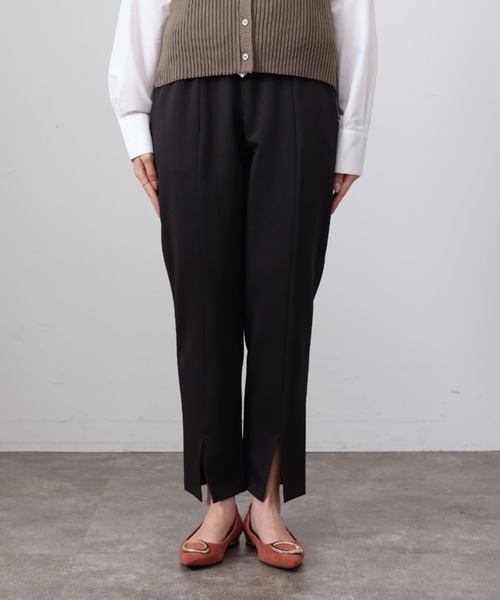 Chez toi(シェトワ)の「裾スリットカットパンツ(その他パンツ・レディース・アイボリー/モカ/ブラック・M/MT)」の11枚目の写真