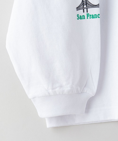 【BENDAVIS/ベンデイビス】袖プリントバックプリントBIGシルエットロンTストリートスケータースタイルユニセックス