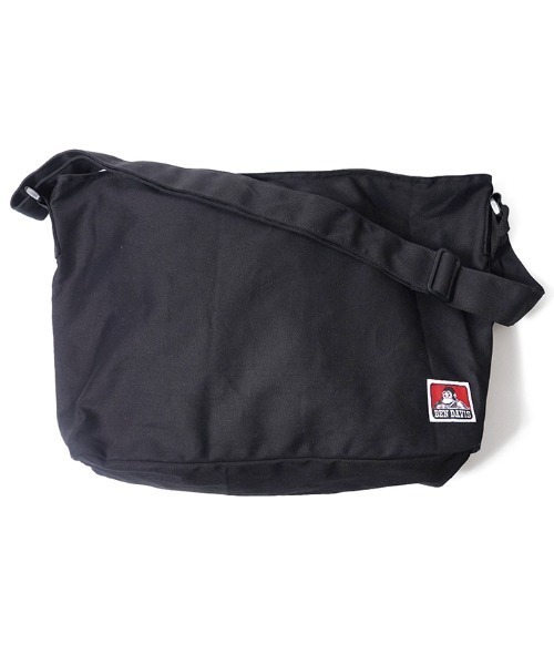 BEN DAVIS（ベンデイビス）の「【BEN DAVIS】BIG CANVAS SHOULDER（ショルダーバッグ・レディース・ナチュラル/ブラック/ブラウン系その他/カーキ・FREE）」の2枚目の写真