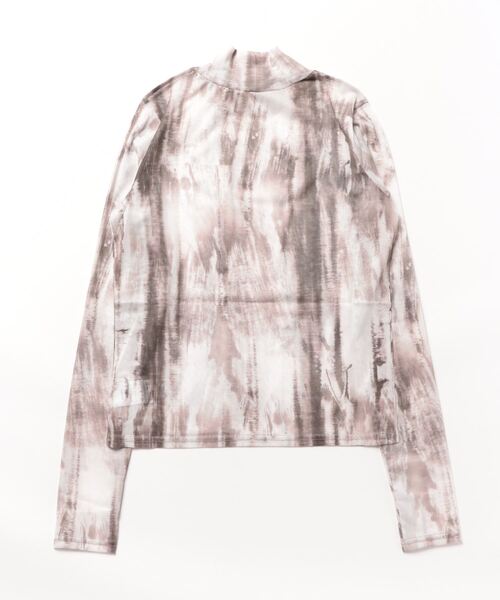 archives(アルシーヴ)の「マーブルプリントチュールTOPS(Tシャツ/カットソー・レディース・オフホワイト/ブラウン・MEDIUM)」の20枚目の写真
