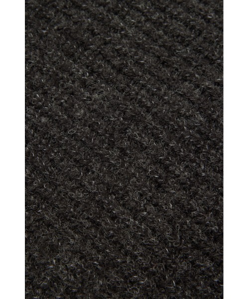 SLY（スライ）の「WOOL MIX KNIT HOODED MUFFLER ウール ミックス ニット フーデッド マフラー（マフラー・レディース・ダークグレー/パープル/ベージュ・FREE）」の15枚目の写真