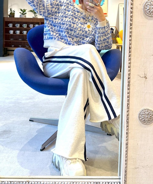 Alley by w closet（アリーバイダブルクローゼット）の「【Alley】もこもこAlleyレンタリングカーディガン（カーディガン/ボレロ・レディース・ブルー/ピンク・FREE）」の3枚目の写真