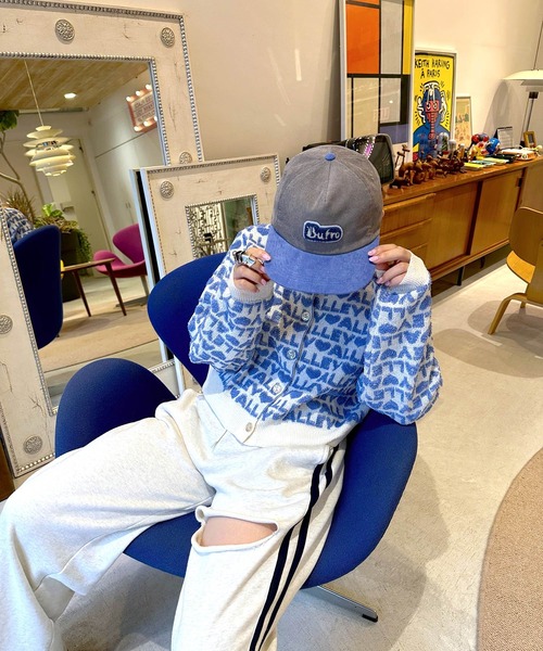 Alley by w closet（アリーバイダブルクローゼット）の「【Alley】もこもこAlleyレンタリングカーディガン（カーディガン/ボレロ・レディース・ブルー/ピンク・FREE）」の6枚目の写真