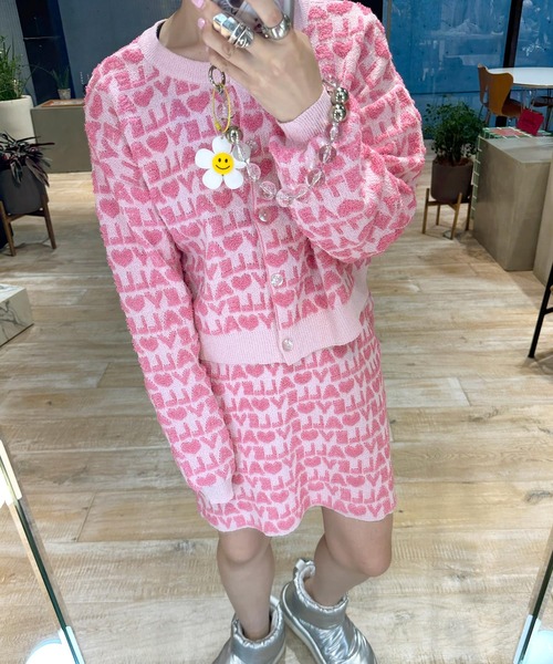 Alley by w closet（アリーバイダブルクローゼット）の「【Alley】もこもこAlleyレンタリングカーディガン（カーディガン/ボレロ・レディース・ブルー/ピンク・FREE）」の11枚目の写真