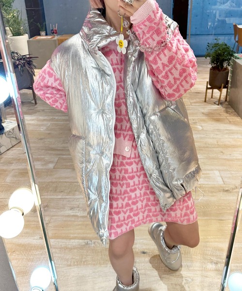 Alley by w closet（アリーバイダブルクローゼット）の「【Alley】もこもこAlleyレンタリングカーディガン（カーディガン/ボレロ・レディース・ブルー/ピンク・FREE）」の14枚目の写真