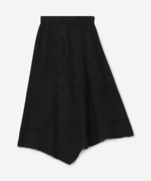 unfil | unfil | ベビーアルパカ アシンメトリーニットスカート WOMEN(スカート)
