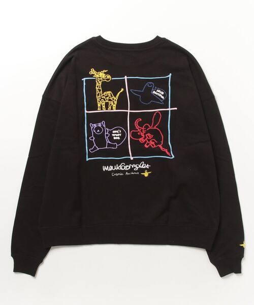 Mark Gonzales(マーク・ゴンザレス)の「MARK GONZALES ART WORK/マークゴンザレス 【web限定】マルチカラー発泡グラフィッククルースウェット(スウェット・メンズ・H/F/D/E/B/I/A/C/G・MEDIUM/X-LARGE/LARGE)」の15枚目の写真
