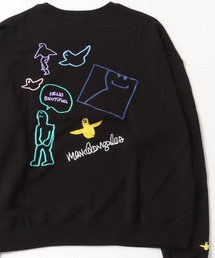 MARK GONZALES ART WORK/マークゴンザレス 【web限定】マルチカラー発泡グラフィッククルースウェット