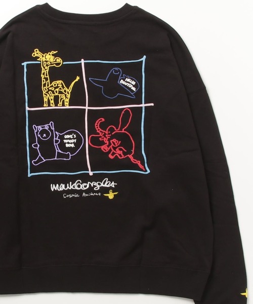 Mark Gonzales(マーク・ゴンザレス)の「MARK GONZALES ART WORK/マークゴンザレス 【web限定】マルチカラー発泡グラフィッククルースウェット(スウェット・メンズ・H/F/D/E/B/I/A/C/G・MEDIUM/X-LARGE/LARGE)」の6枚目の写真
