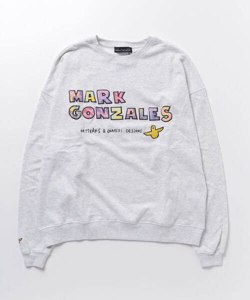 Mark Gonzales(マーク・ゴンザレス)の「MARK GONZALES ART WORK/マークゴンザレス 【web限定】マルチカラー発泡グラフィッククルースウェット(スウェット・メンズ・H/F/D/E/B/I/A/C/G・MEDIUM/X-LARGE/LARGE)」の22枚目の写真