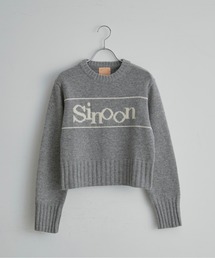 SINOON | 【韓国人気ブランド/sinoon】ロゴニットプルオーバー(ニット/セーター)