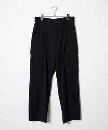 LUCY | LUCY/【23年秋冬新作】起毛TR ワイドカーゴスラックス(スラックス)