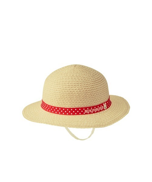 麦わら風 サマーハット（ハット）｜MIKI HOUSE（ミキハウス）