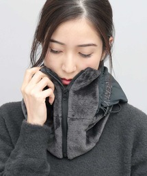 ［新品］STONE  ネックウォーマー ブラック/グレー　イタリア製 ネックウェアの通販 | GO OUT Online ｜アウトドアファッション