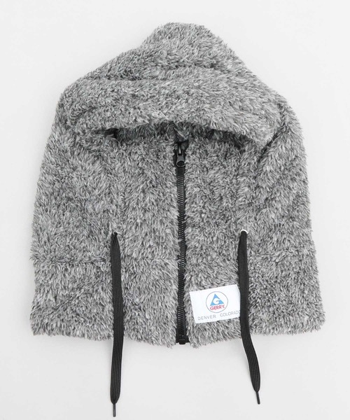 GERRY（ジェリー）の「選べる3素材 ファーフリース ボア×タフタ ビッグフード ネックウォーマー（ネックウォーマー/スヌード・メンズ・ブラック/グレー/グレー系その他/ブラック系その他/グレー系その他2/ブラック系その他2・FREE）」の8枚目の写真