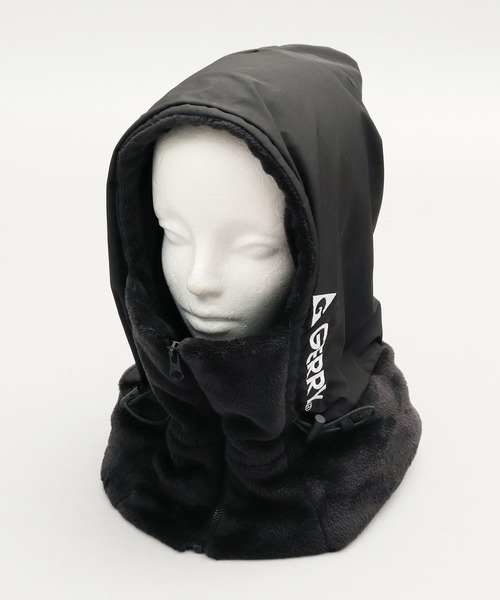 GERRY（ジェリー）の「選べる3素材 ファーフリース ボア×タフタ ビッグフード ネックウォーマー（ネックウォーマー/スヌード・メンズ・ブラック/グレー/グレー系その他/ブラック系その他/グレー系その他2/ブラック系その他2・FREE）」の13枚目の写真