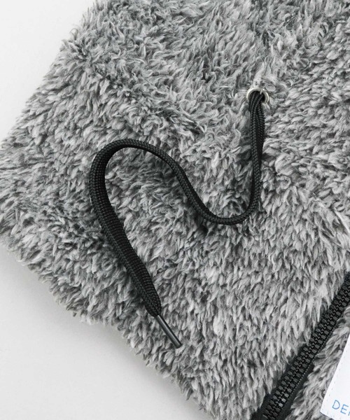 GERRY（ジェリー）の「選べる3素材 ファーフリース ボア×タフタ ビッグフード ネックウォーマー（ネックウォーマー/スヌード・メンズ・ブラック/グレー/グレー系その他/ブラック系その他/グレー系その他2/ブラック系その他2・FREE）」の14枚目の写真