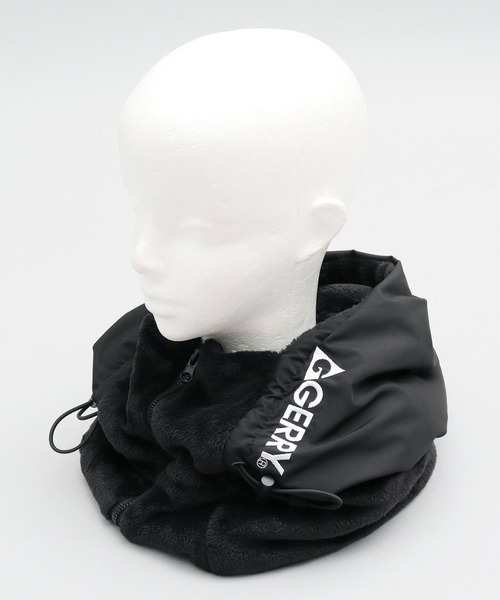 GERRY（ジェリー）の「選べる3素材 ファーフリース ボア×タフタ ビッグフード ネックウォーマー（ネックウォーマー/スヌード・メンズ・ブラック/グレー/グレー系その他/ブラック系その他/グレー系その他2/ブラック系その他2・FREE）」の17枚目の写真