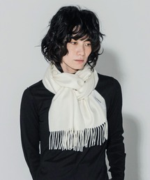 cumaco（クマコ）の「【cumaco】カシミヤ 100% マフラー 無地 レディース 女性 カシミア カシミヤマフラー カシミアマフラー ユニセックス 単色 ブランド（マフラー）」