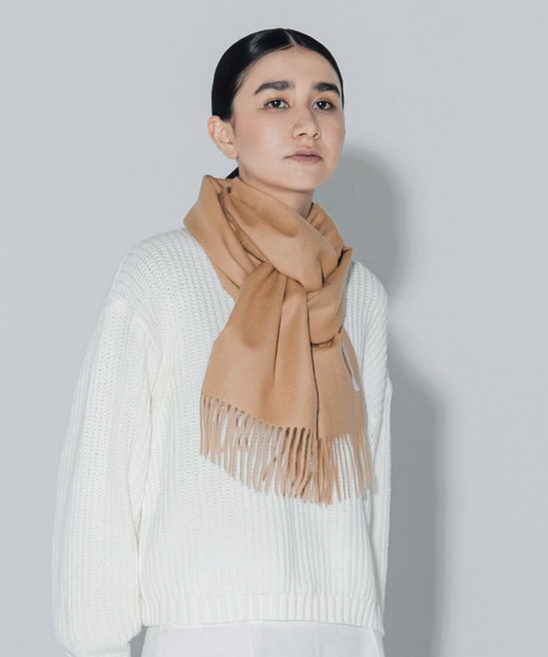 cumaco】カシミヤ 100% マフラー 無地 レディース 女性 カシミア